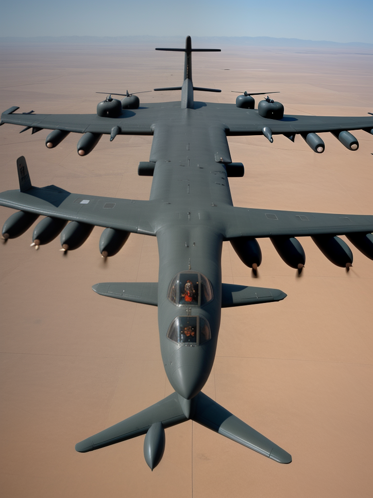 one of eight in a b-52