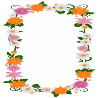 flowers clip art transparent background