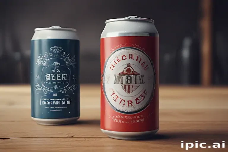 beer can mockup
