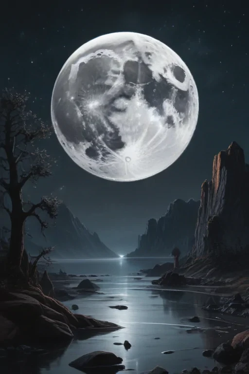 aesthetic moon drawings