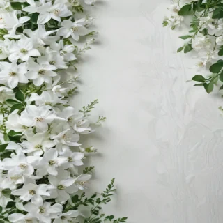 white and green background