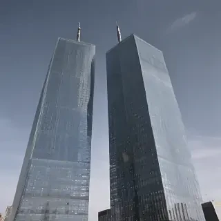 twin towers transparent