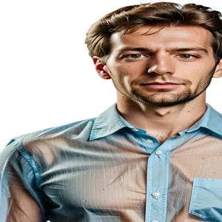 man transparent background