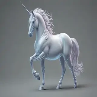 unicorn outline