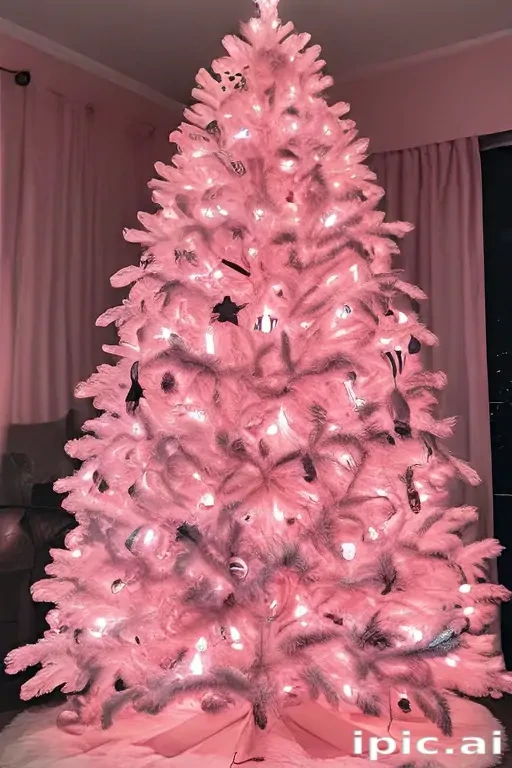 pink christmas aesthetic