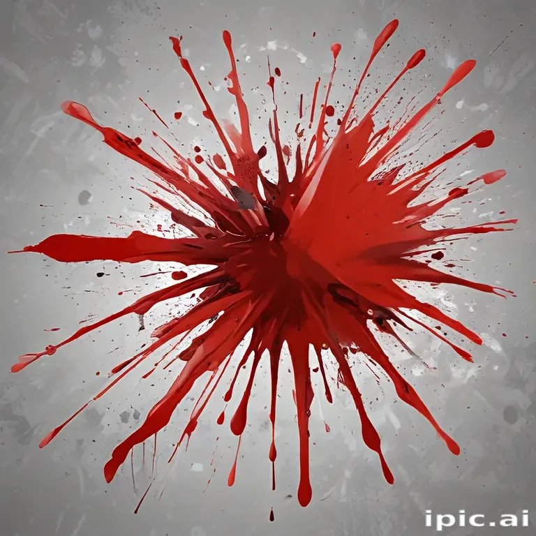 blood splatter png