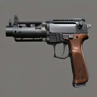 gun with transparent background