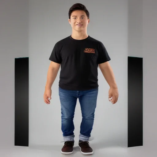 black t-shirt png
