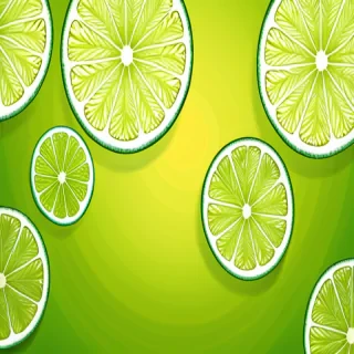 lime green background