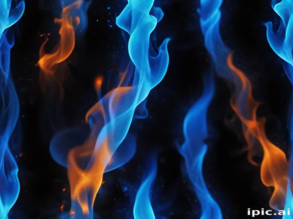blue flame background