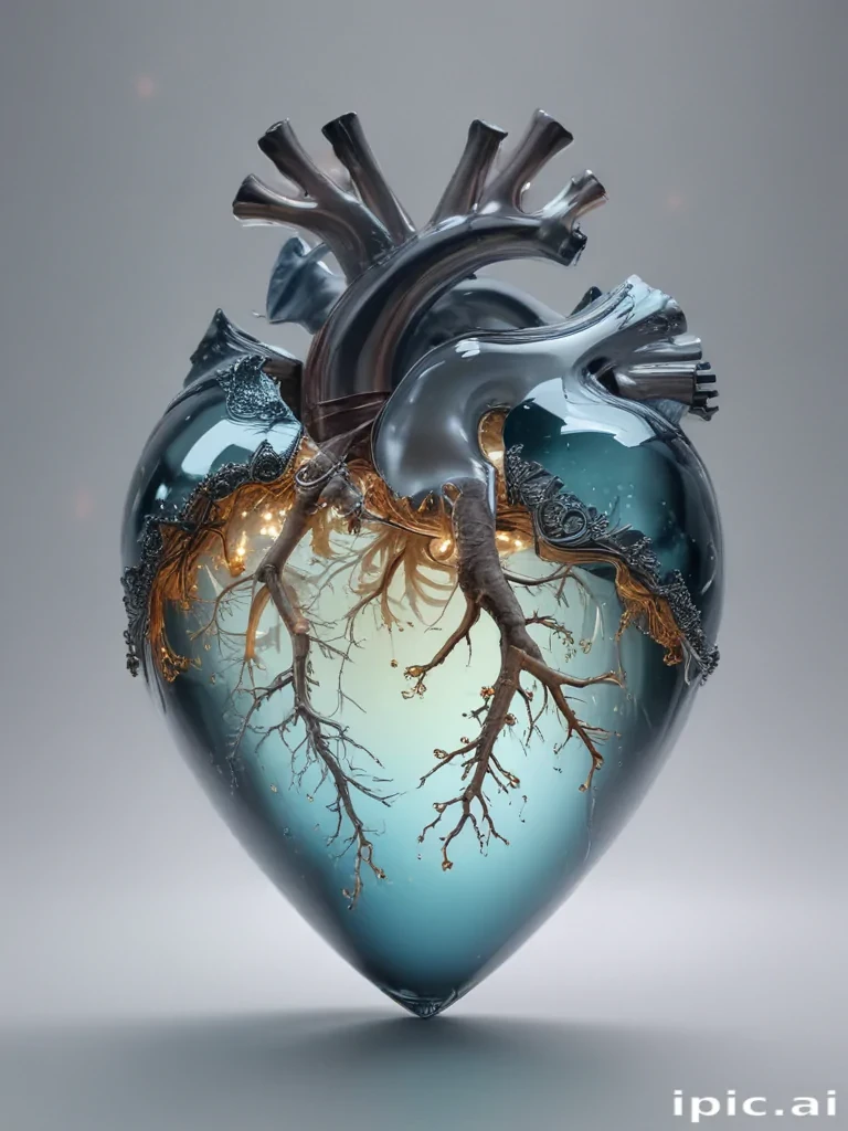 aesthetic transparent heart