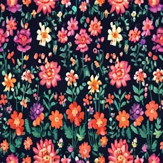 pixel flowers