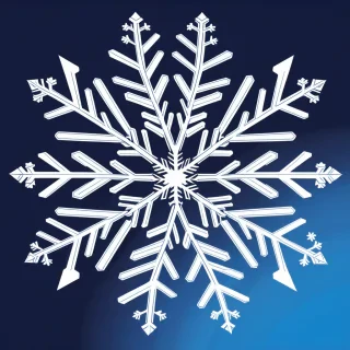 snowflake clipart free