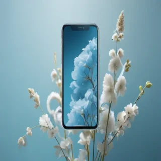 light blue wallpaper iphone