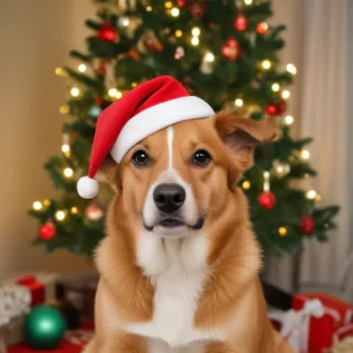 dog christmas photos