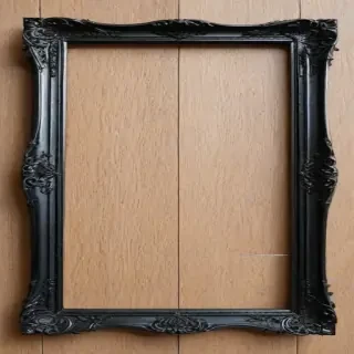 black frame transparent