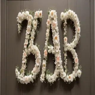 floral letters