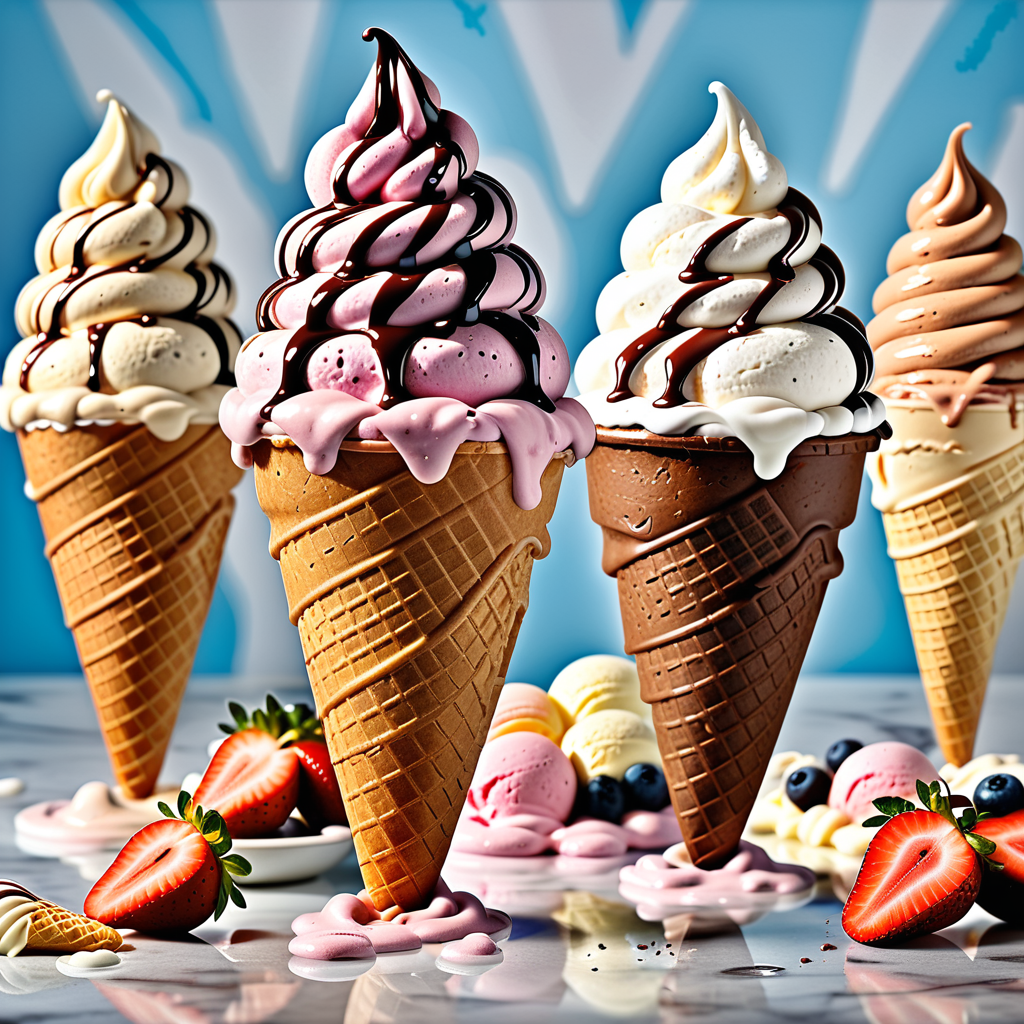 soft serve ice cream mixes
