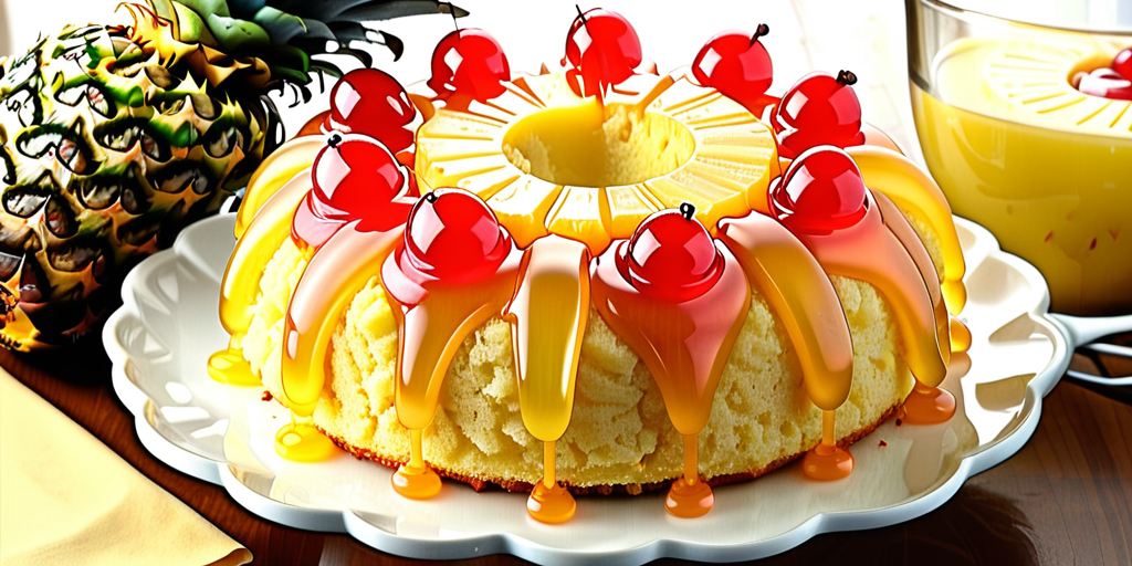 yellow cake mix pineapple upside down