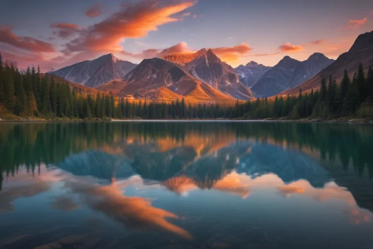 background lake