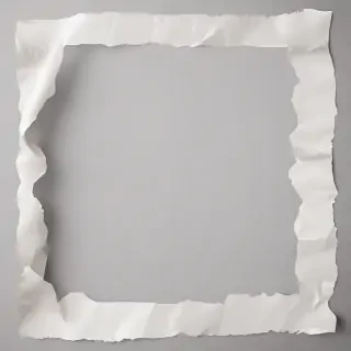 torn paper transparent