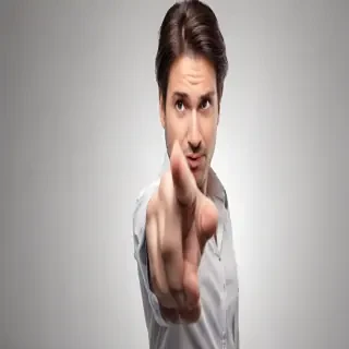 finger pointing at you png