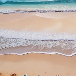 ios beach wallpaper