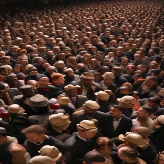 crowded png