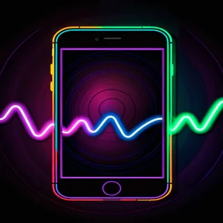 iphone neon wallpaper