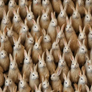vintage bunnies
