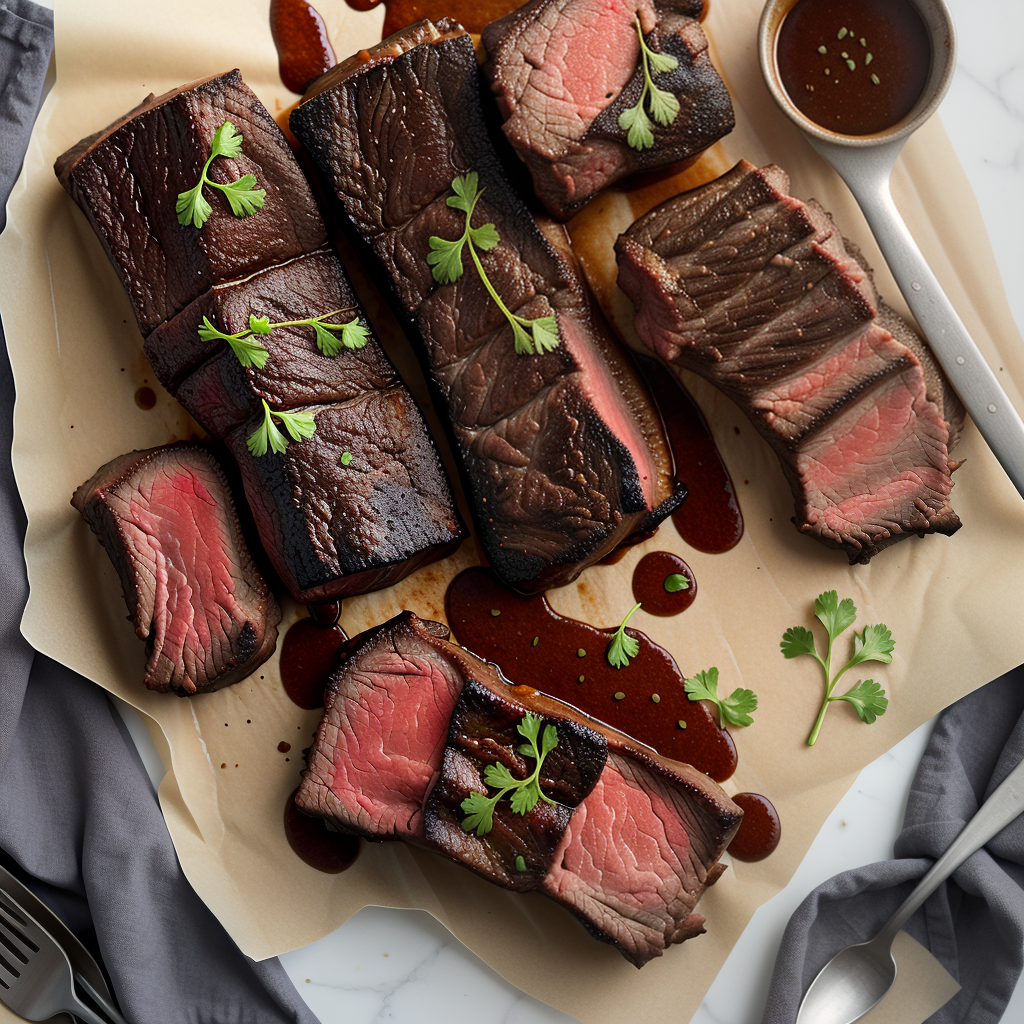 flanken style beef short ribs