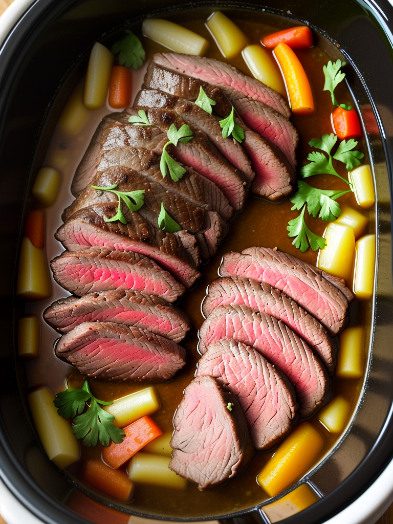 sirloin tip recipe in crock pot
