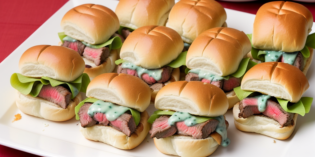 steak and cheese sliders on hawaiian rolls