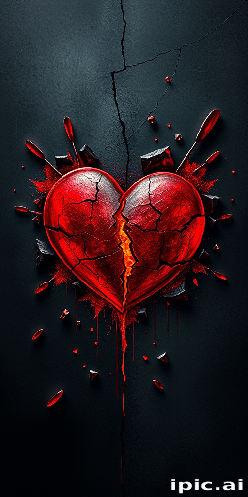 wallpaper broken heart images