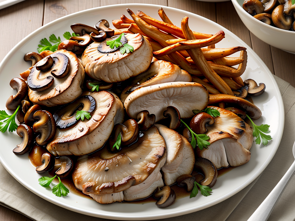 mushroom chicken of the woods recipes