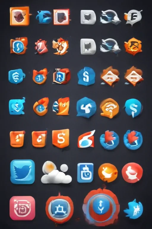 social media icons