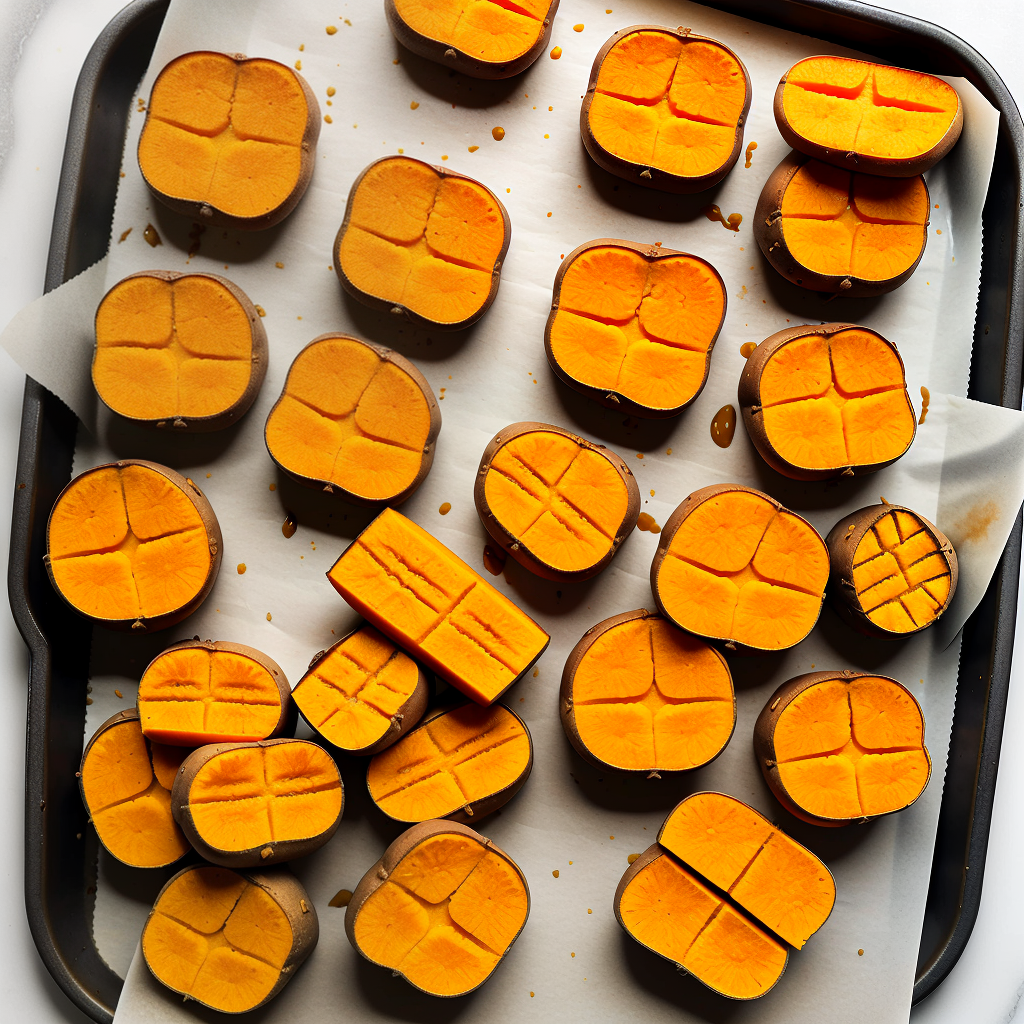 air frying sweet potato cubes