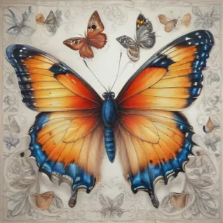 images of drawings of butterflies