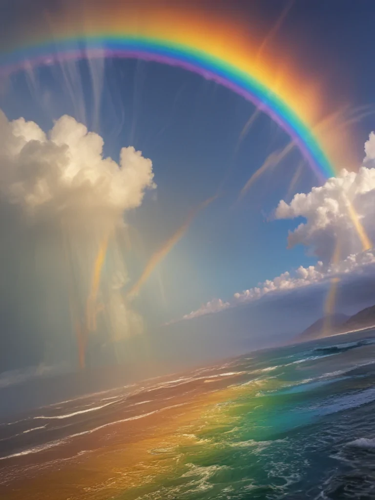 rainbow backround