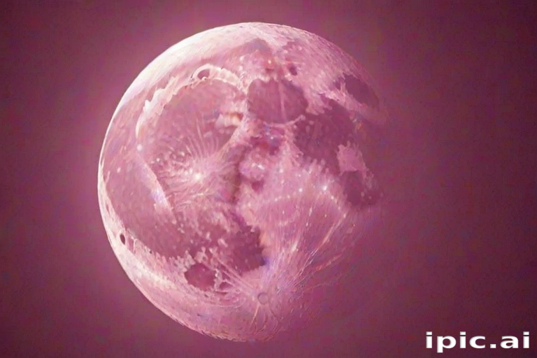 pink moon wallpaper