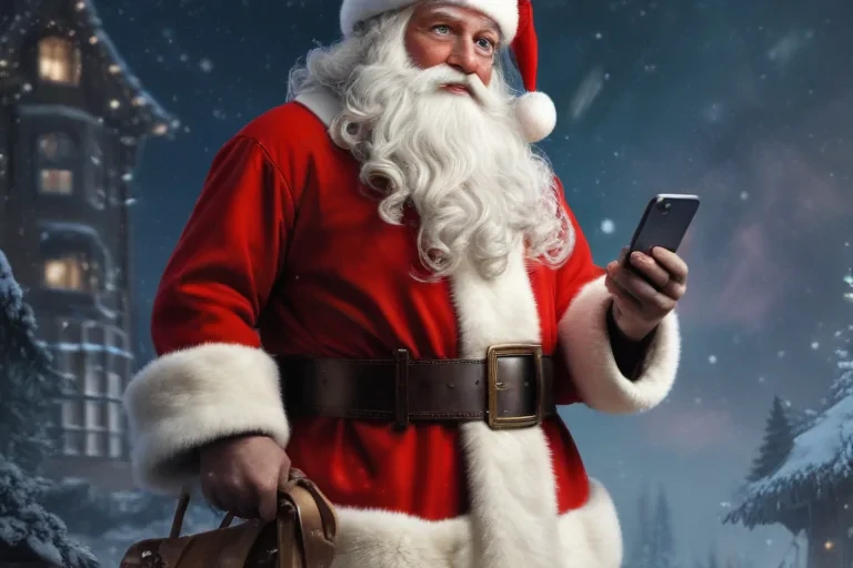 santa claus iphone wallpaper