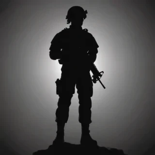 soldier silhouette png