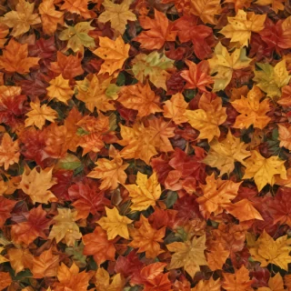 fall leaves aesthetic