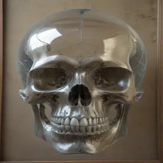 transparent skull