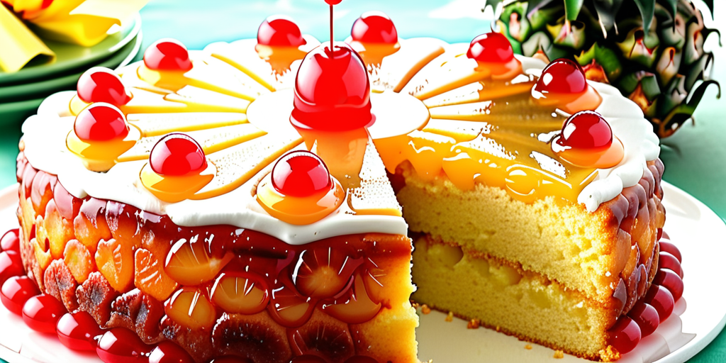 yellow cake mix pineapple upside down