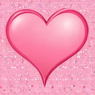 pink heart clipart