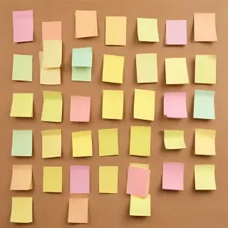 sticky notes png transparent