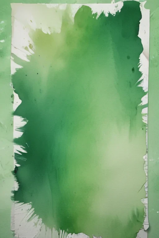 watercolor green background