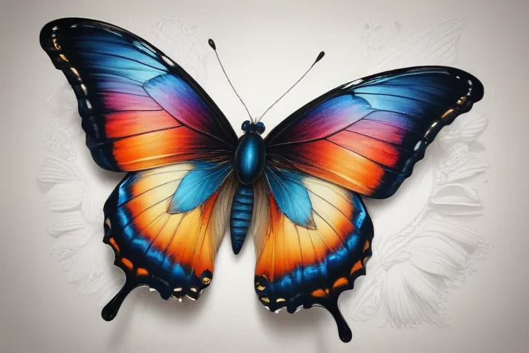 picture of butterfly drawing