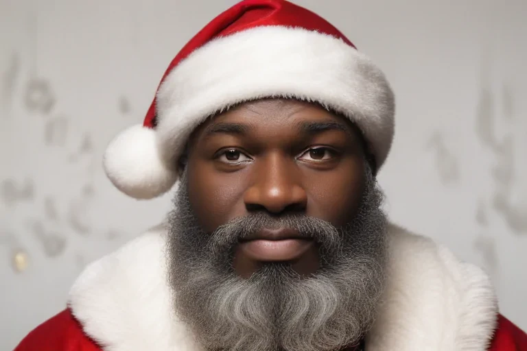 black santa png